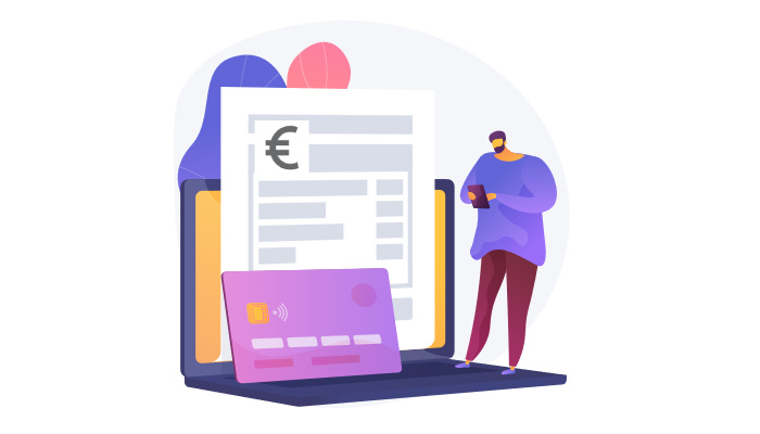 Electronic invoices for payment in Europe